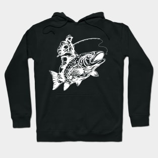 Trout Master White Hoodie